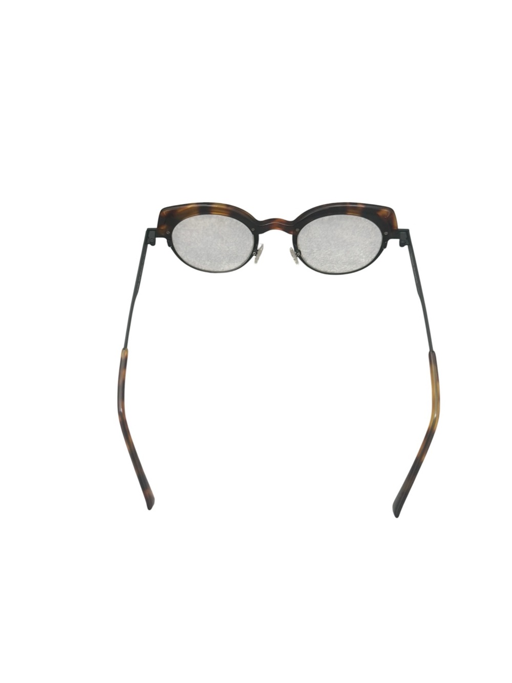 Frederic Beausoleil Round Tortoiseshell and Black Glasses Frames - Picture 6 of 6